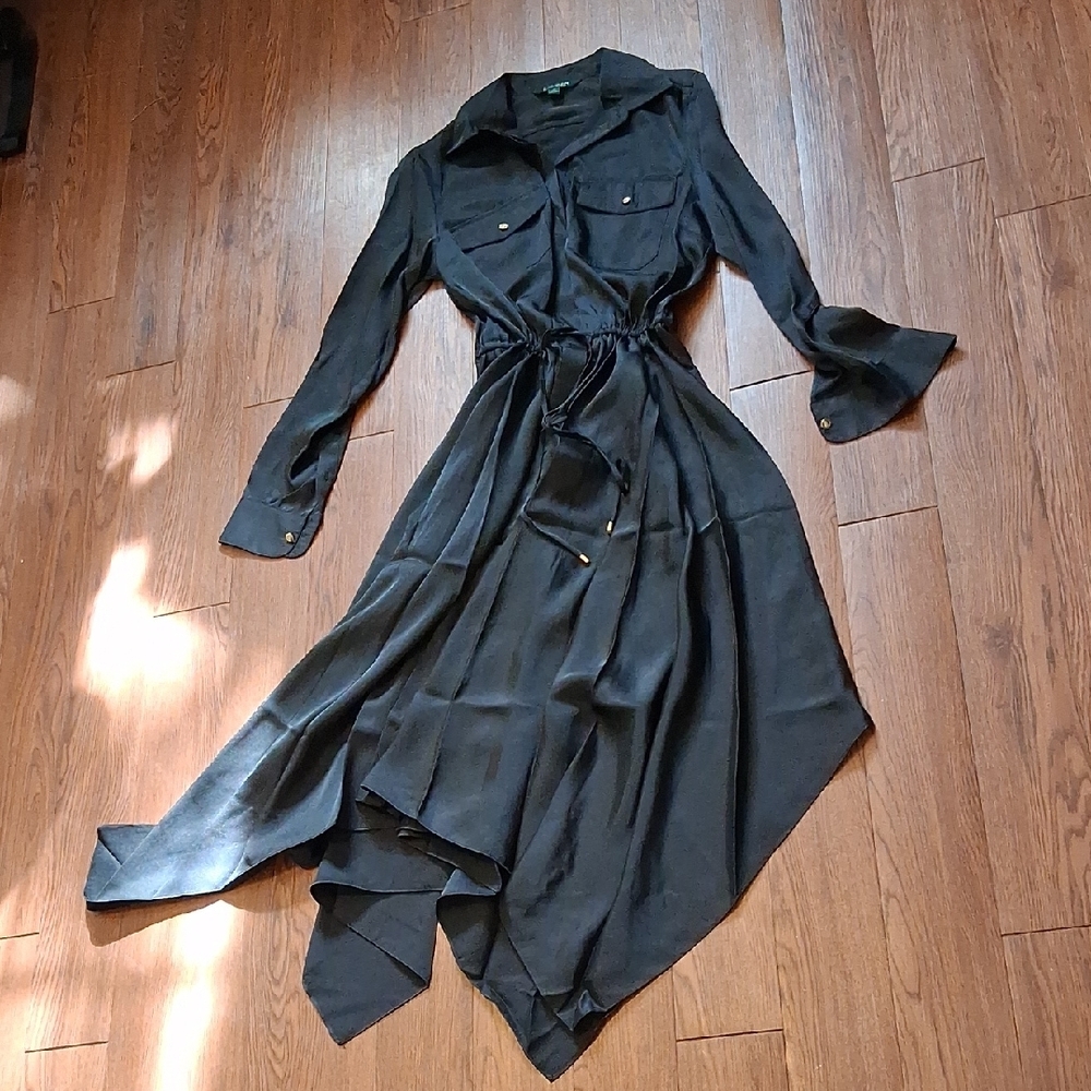 Elegant Black Lauren RL Cocktail Dress